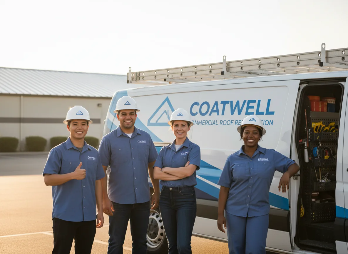 Commercial roof coating company in Alpha, MI